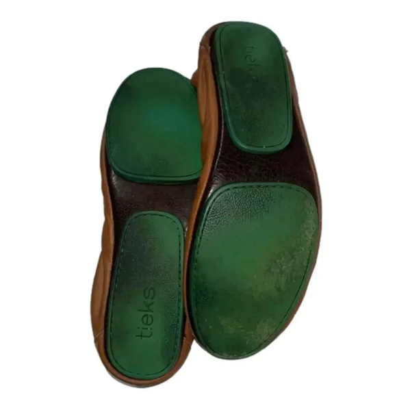 Imperfect Tieks ballet flats classic tan Italian  leather ballet flats size 9 - Picture 15 of 15